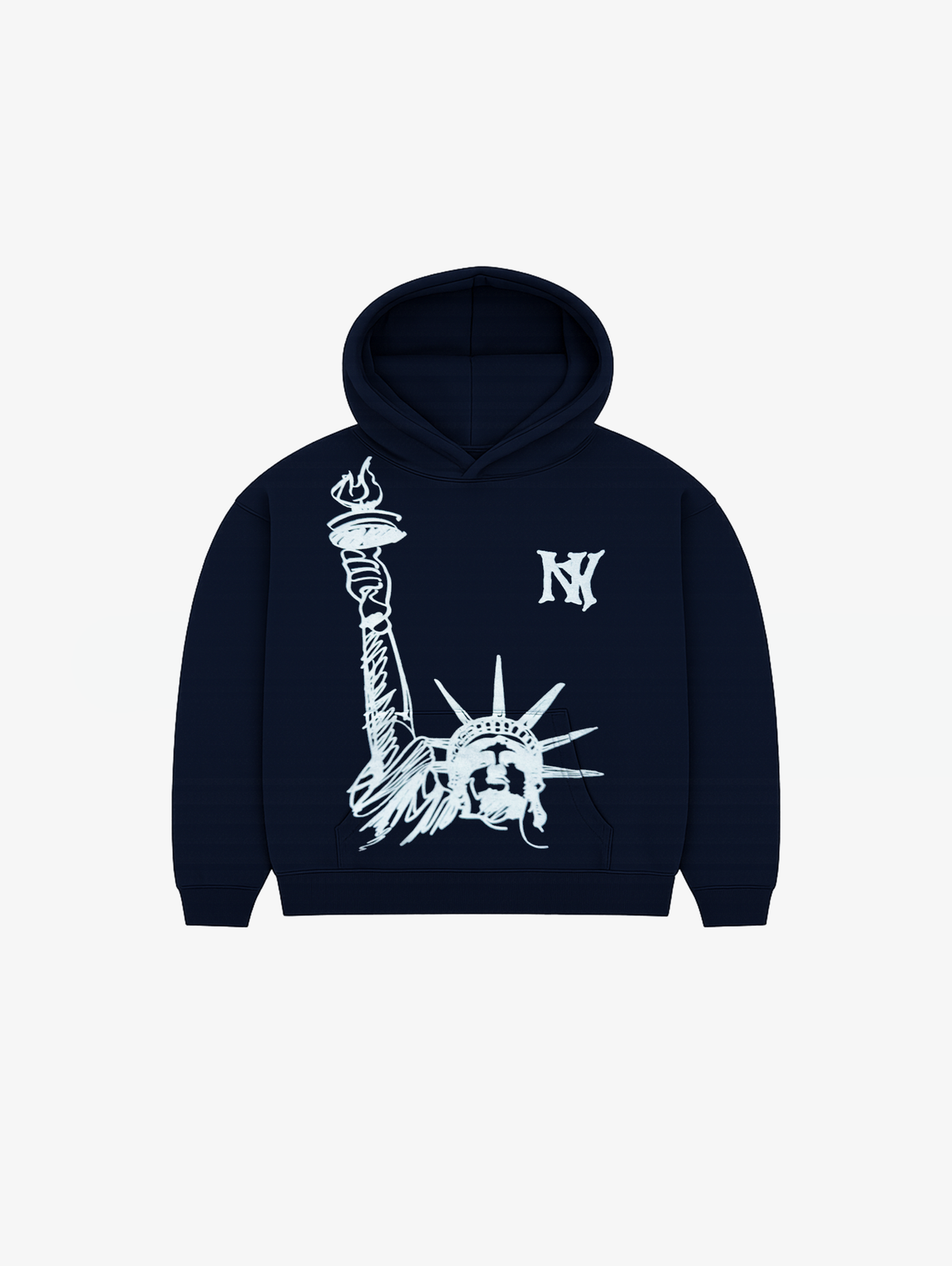DARK BLUE HOODED "LIBERTY"