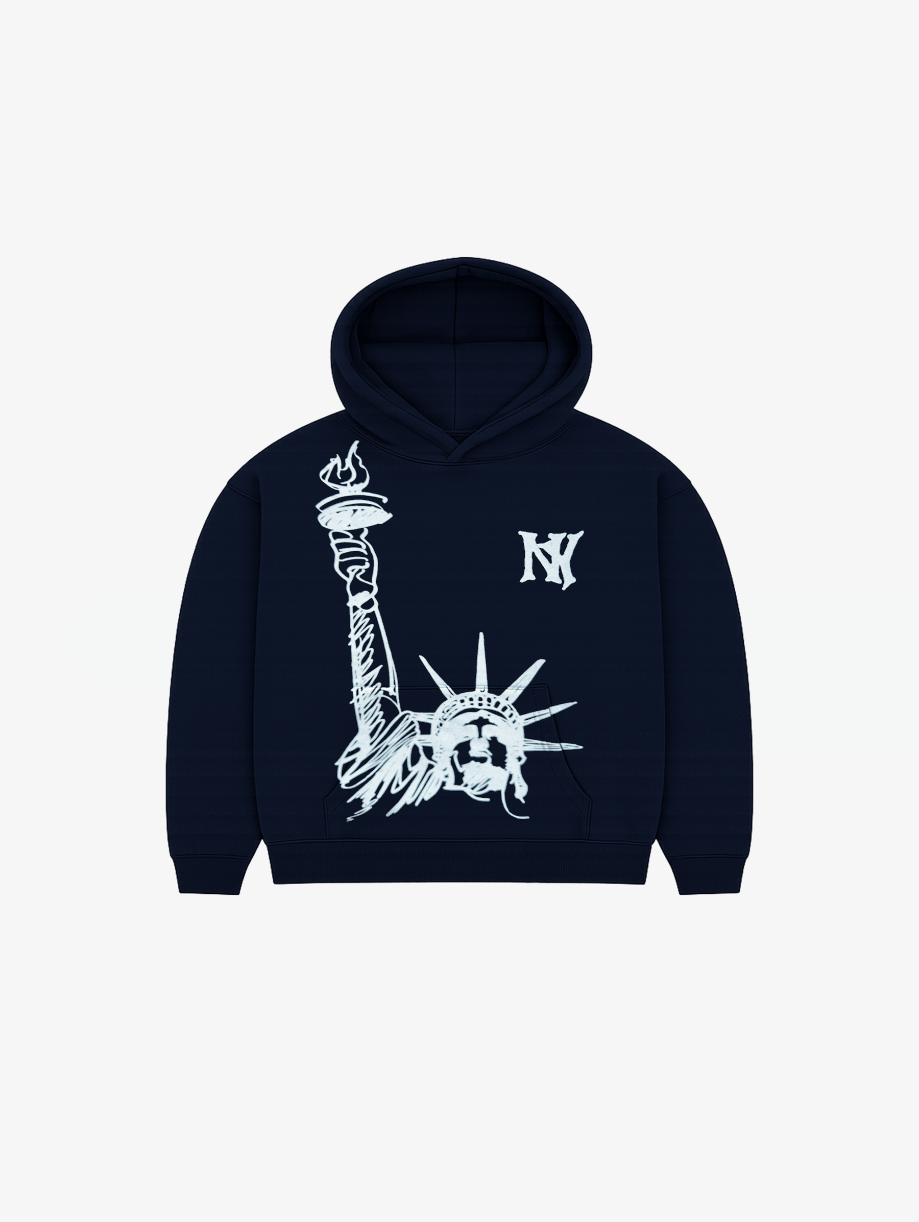 DARK BLUE HOODED "LIBERTY"