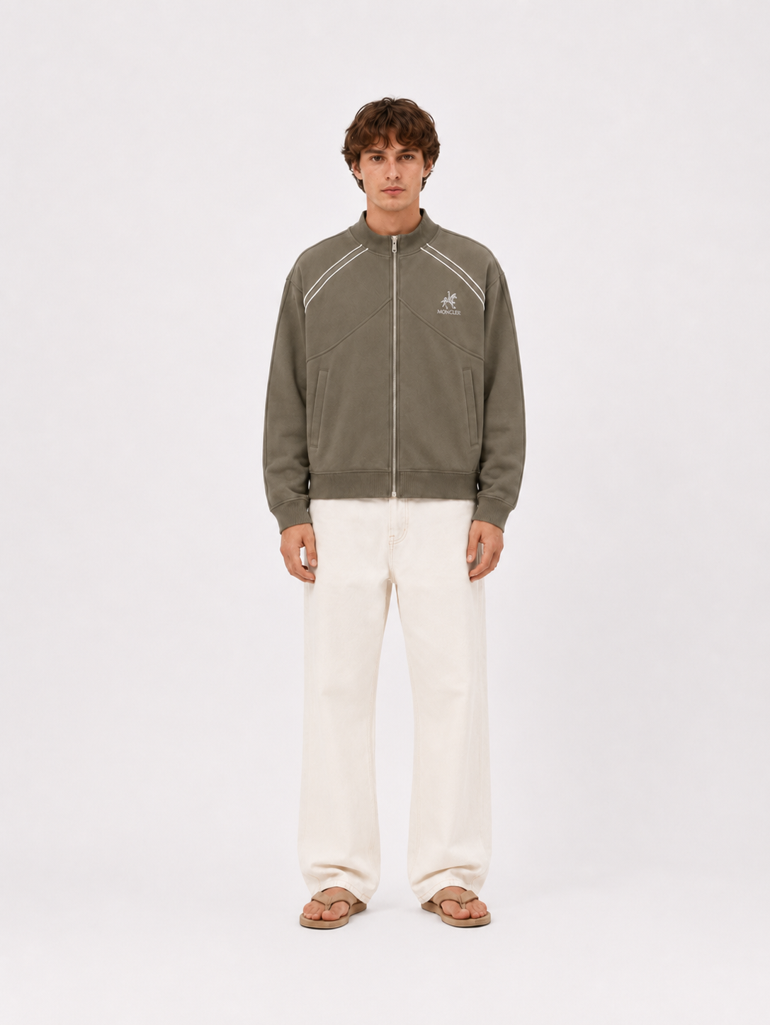 OLIVE TRAIN JACKET "MOSQUETS" - Mosquets
