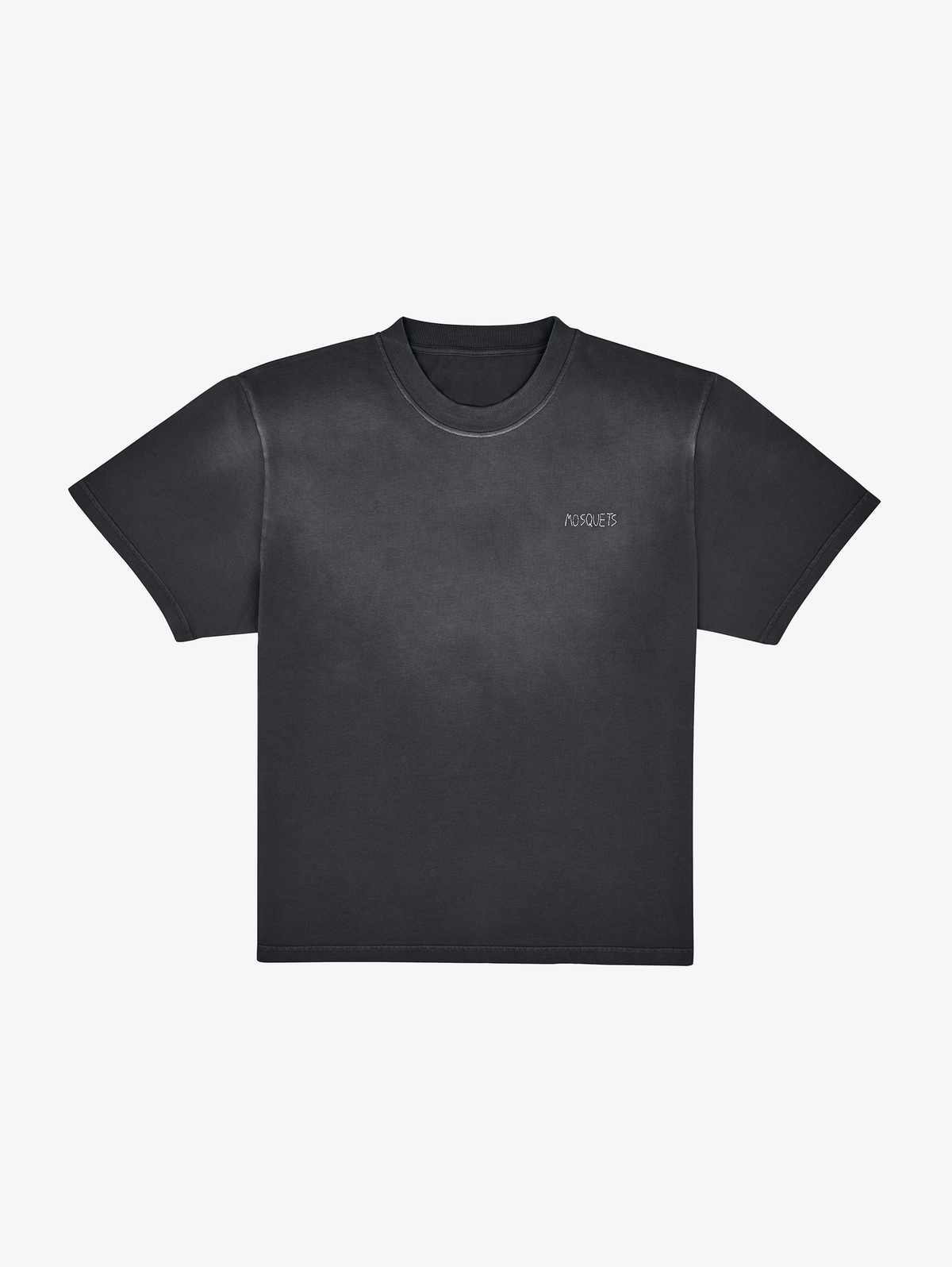 BLACK SUNFADE T-SHIRT "EVERYDAYS" - Mosquets