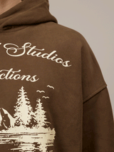 LIGHT BROWN HOODED "PRODUCTIONS"