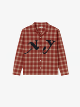 RED CHECK FLANNEL SHIRT "NY"