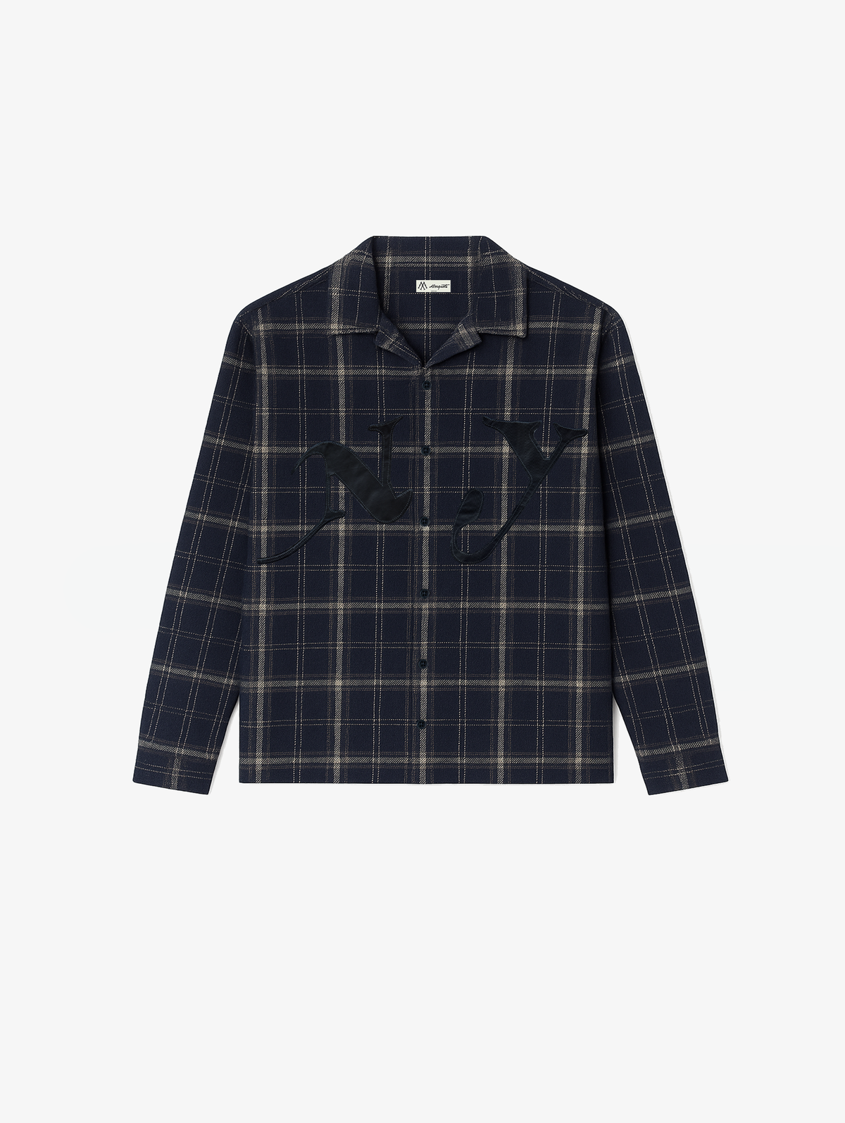 BLUE CHECK FLANNEL SHIRT "NY"