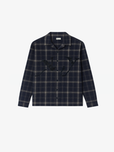 BLUE CHECK FLANNEL SHIRT "NY"