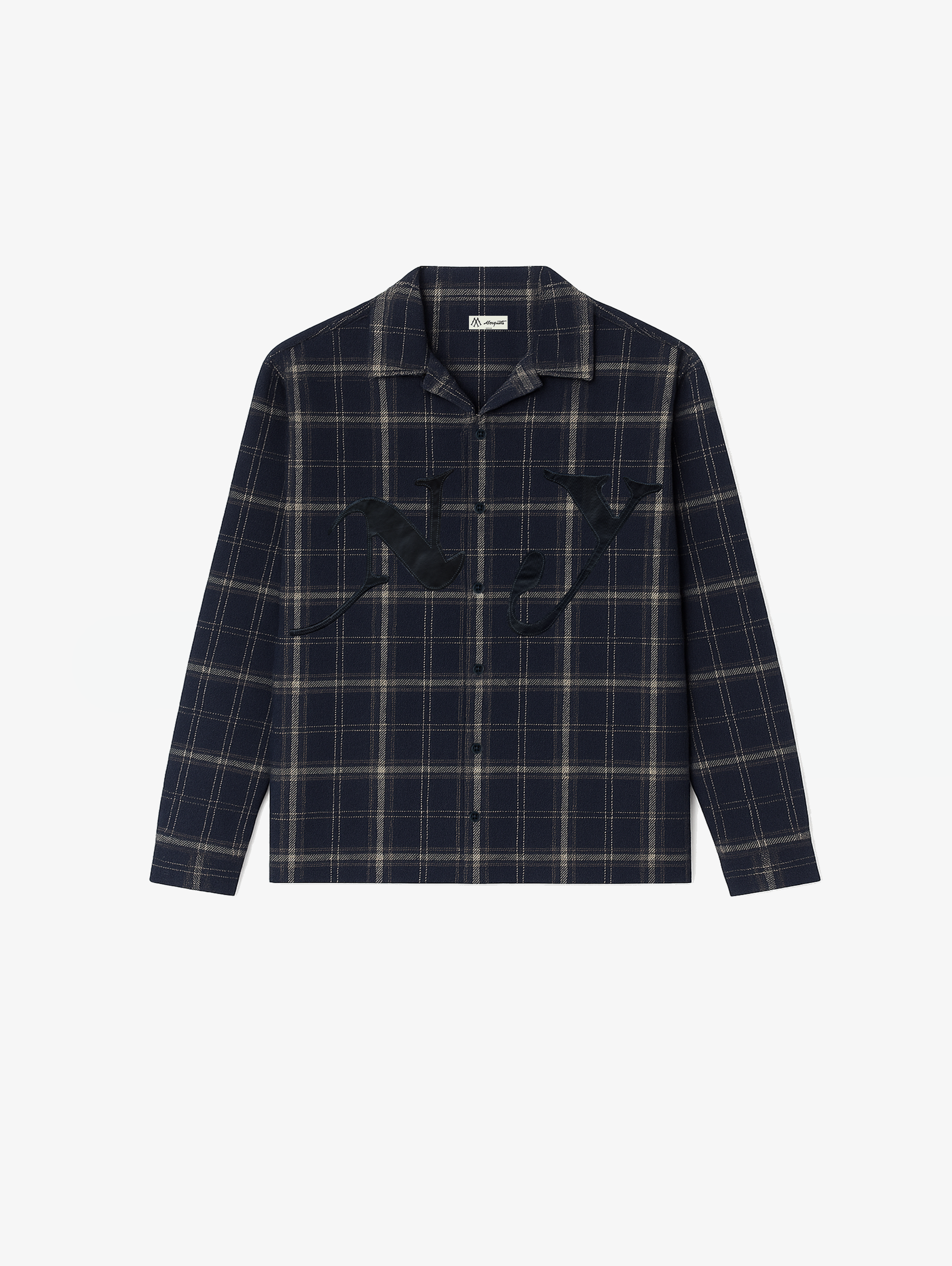 BLUE CHECK FLANNEL SHIRT "NY"