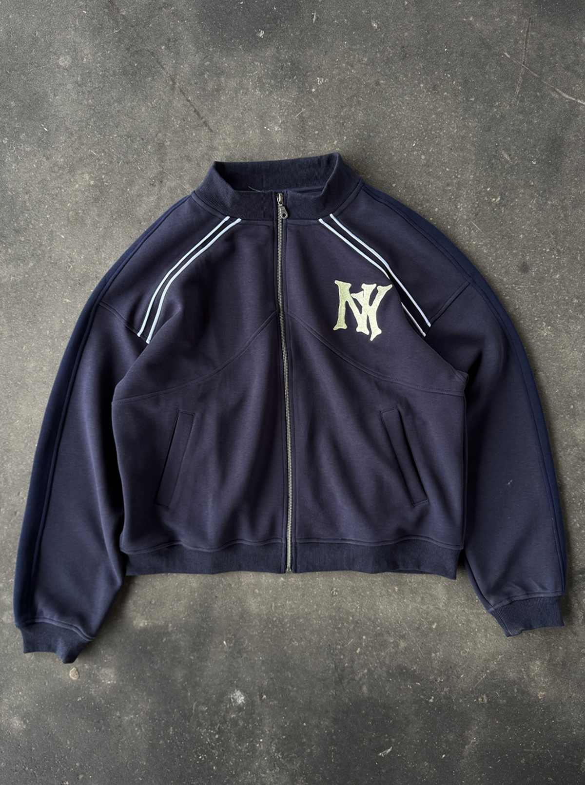 BLUE TRAIN JACKET "NY" - Mosquets