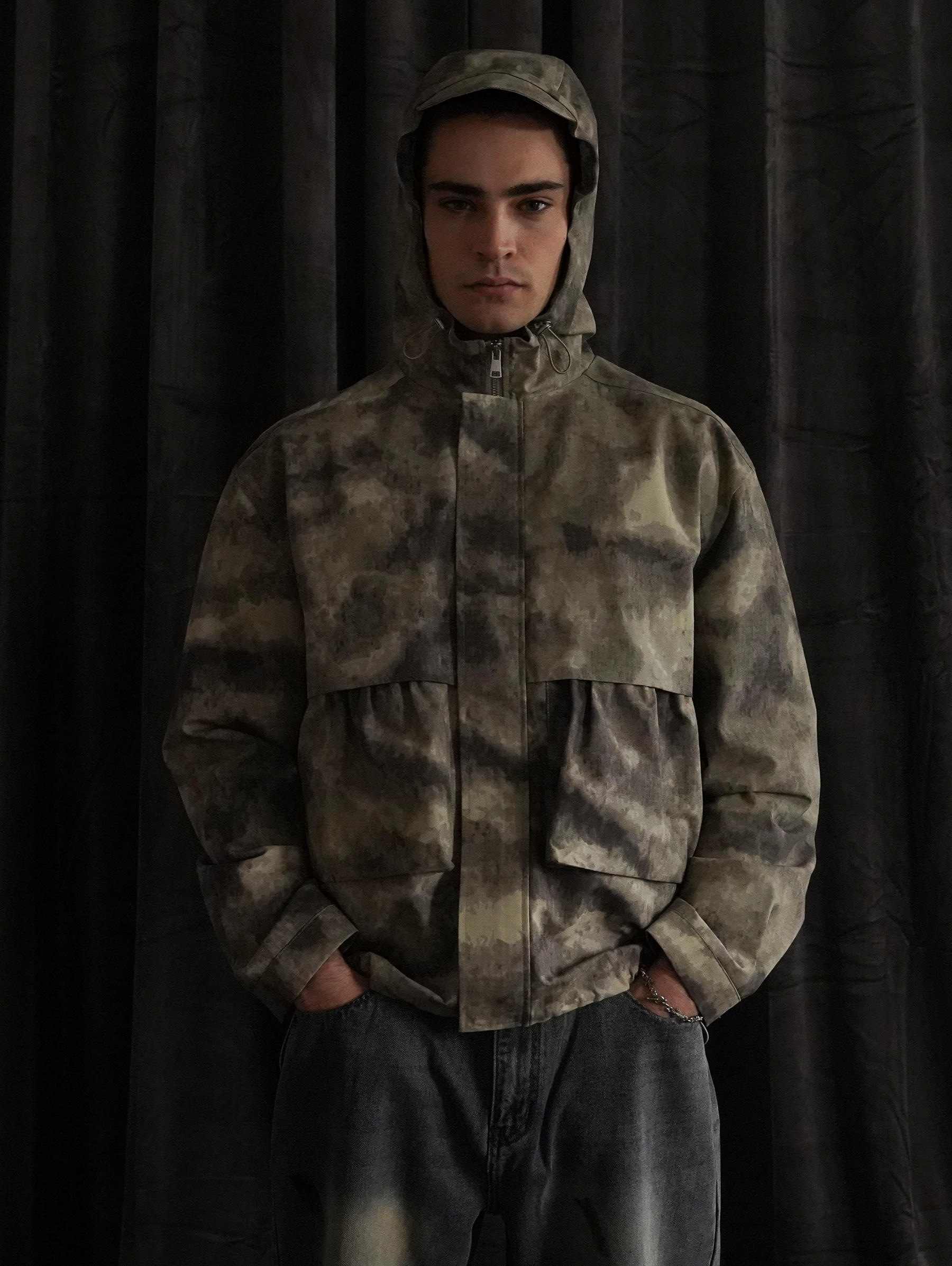 RIBSTOP RAIN JACKET "CAMOUFLAGE"