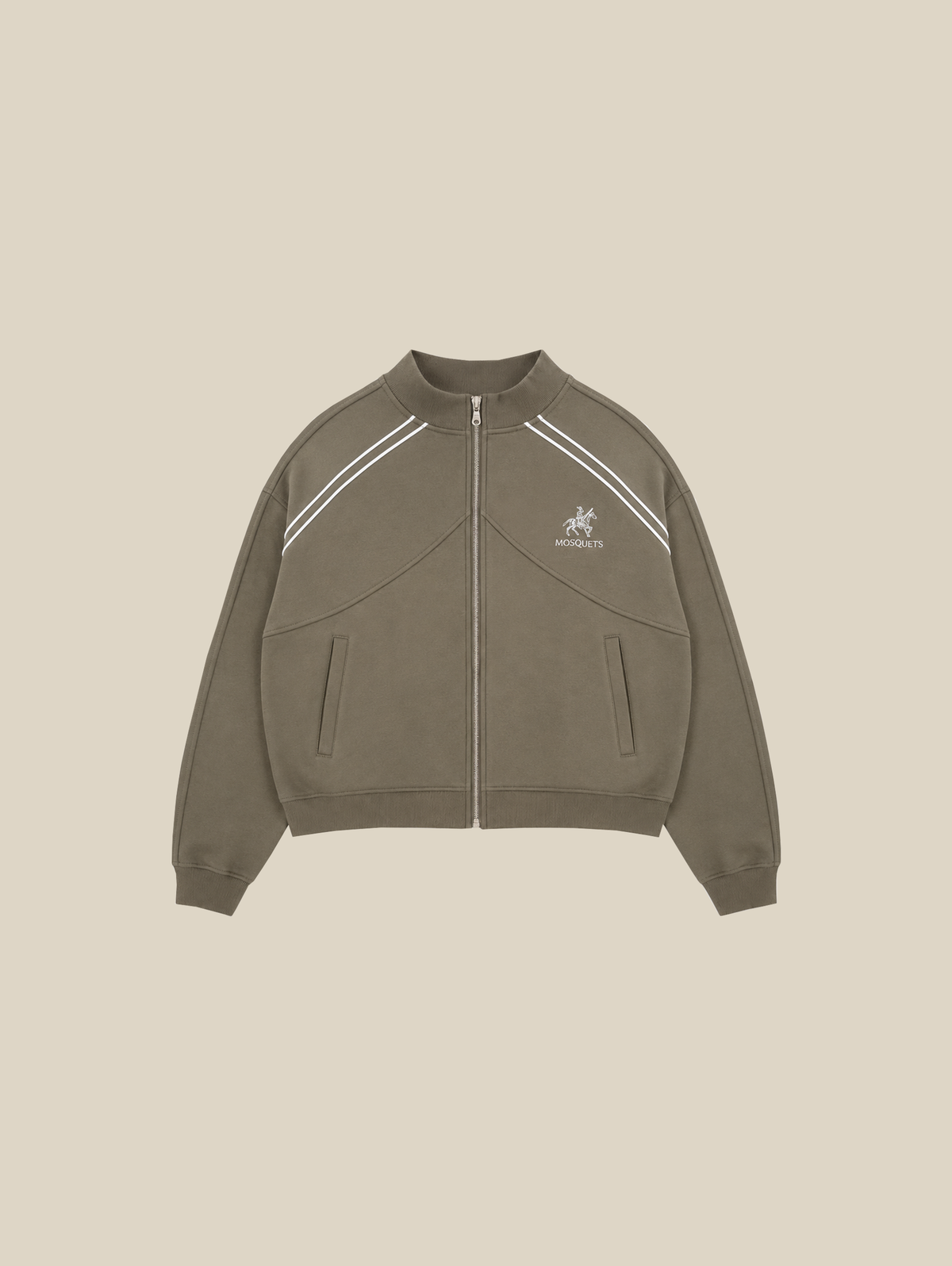 OLIVE TRAIN JACKET "MOSQUETS" - Mosquets