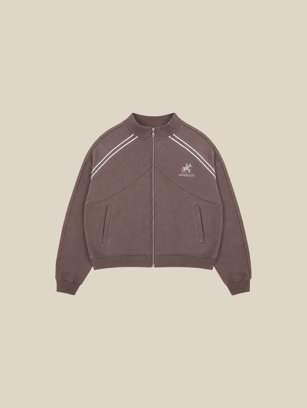BROWN TRAIN JACKET "MOSQUETS" - Mosquets
