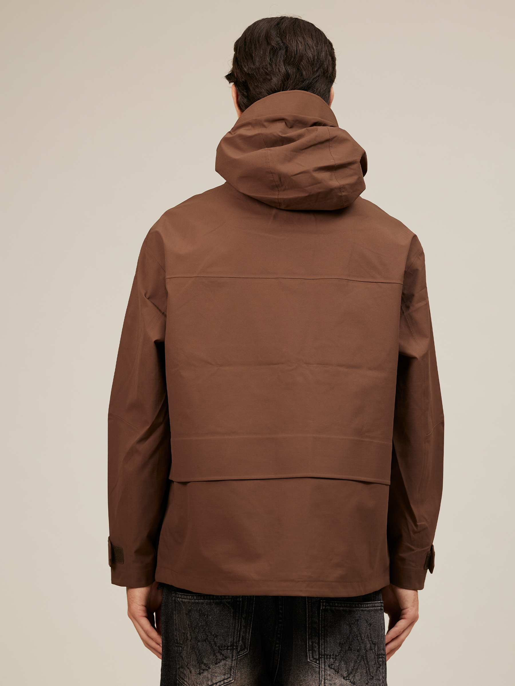 ALPHA RAIN JACKET "BROWN"