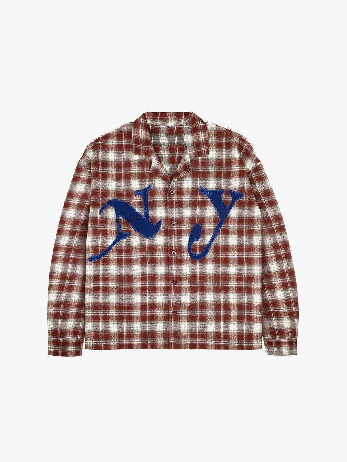 RED CHECK FLANNEL SHIRT "NY"