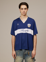 BLUE SOCCER JERSEY "MOSQUETS"