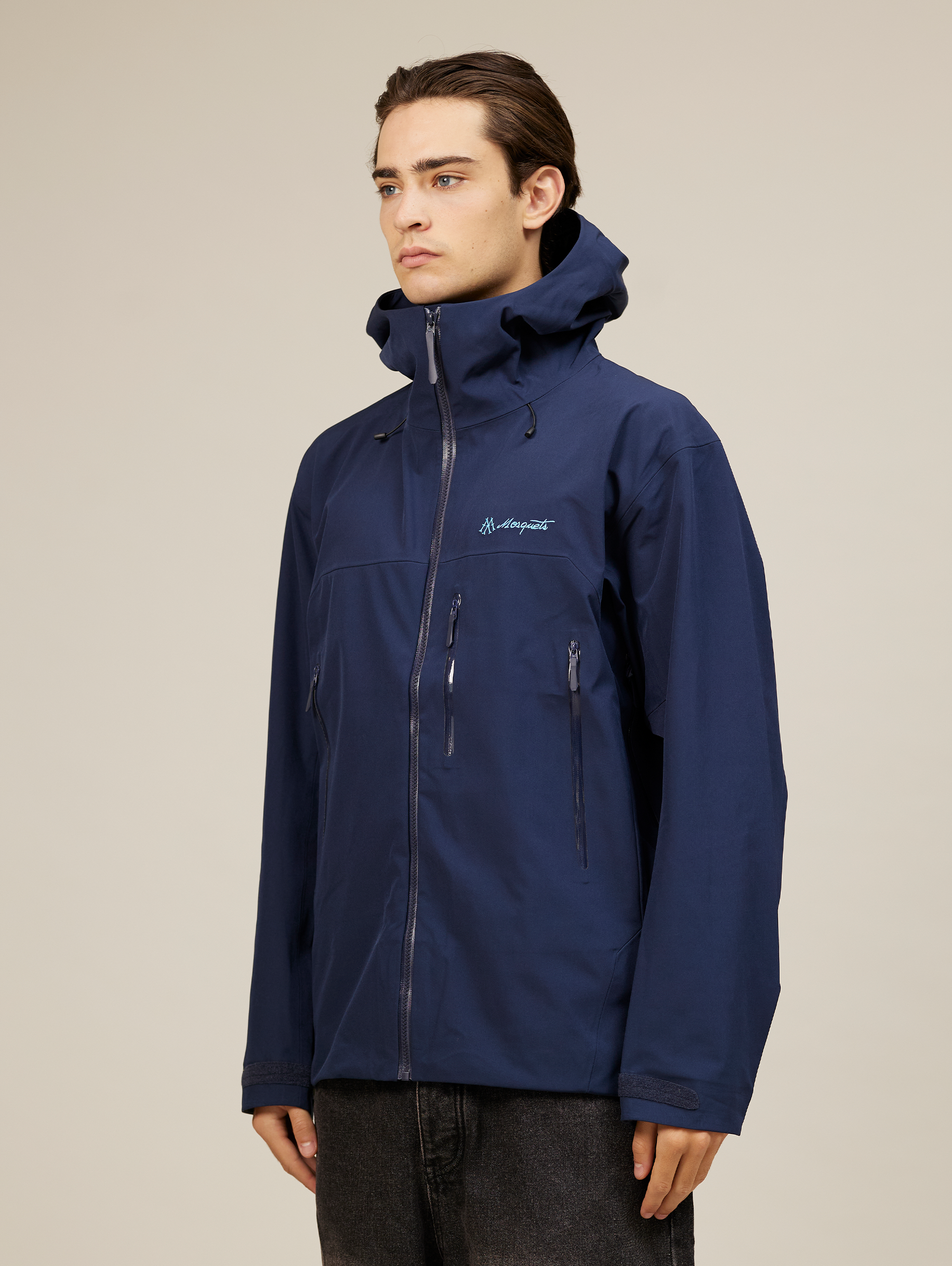 ALPHA RAIN JACKET "DARK BLUE"