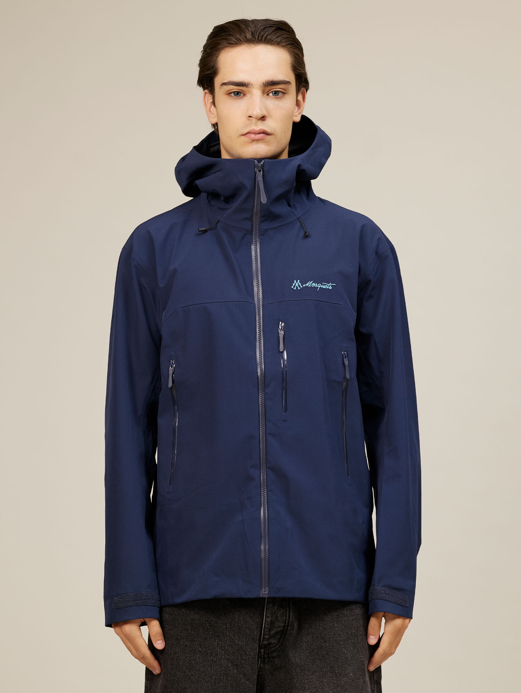 ALPHA RAIN JACKET "DARK BLUE"