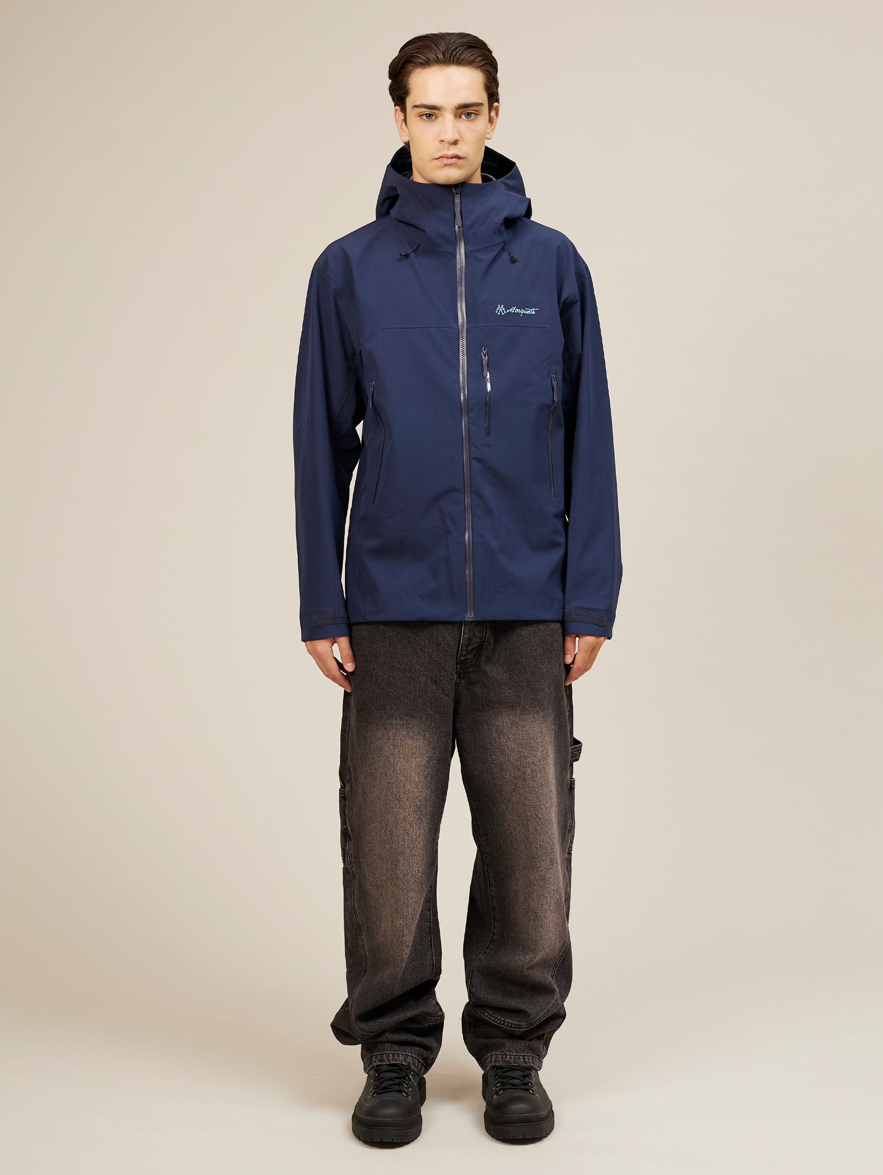 ALPHA RAIN JACKET "DARK BLUE"