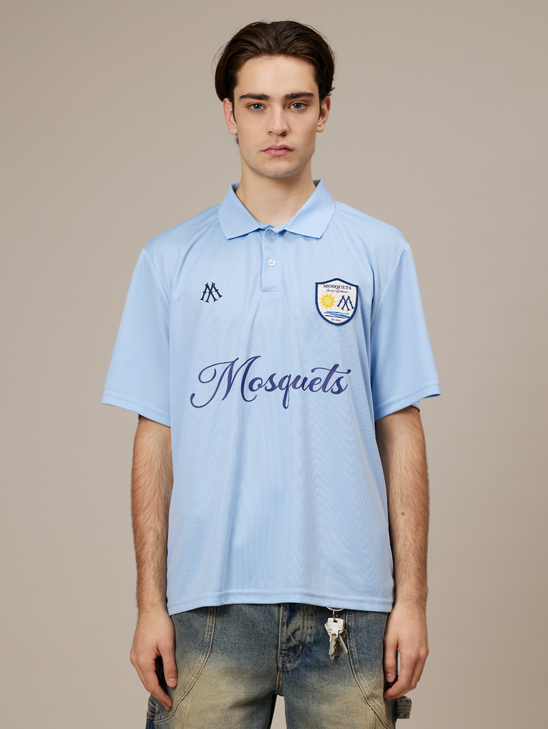 LIGHT BLUE SOCCER JERSEY "777"