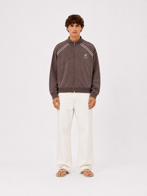 BROWN TRAIN JACKET "MOSQUETS" - Mosquets
