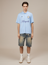 LIGHT BLUE SOCCER JERSEY "777"