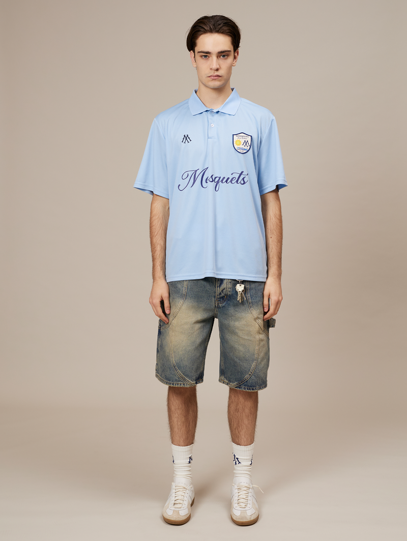 LIGHT BLUE SOCCER JERSEY "777"