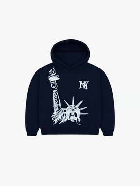 DARK BLUE HOODED "LIBERTY"