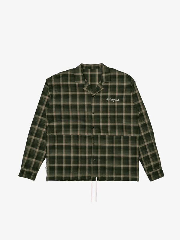 FLANNEL OVERSHIRT GREEN CHECK