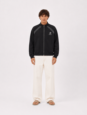 BLACK TRAIN JACKET "MOSQUETS" - Mosquets