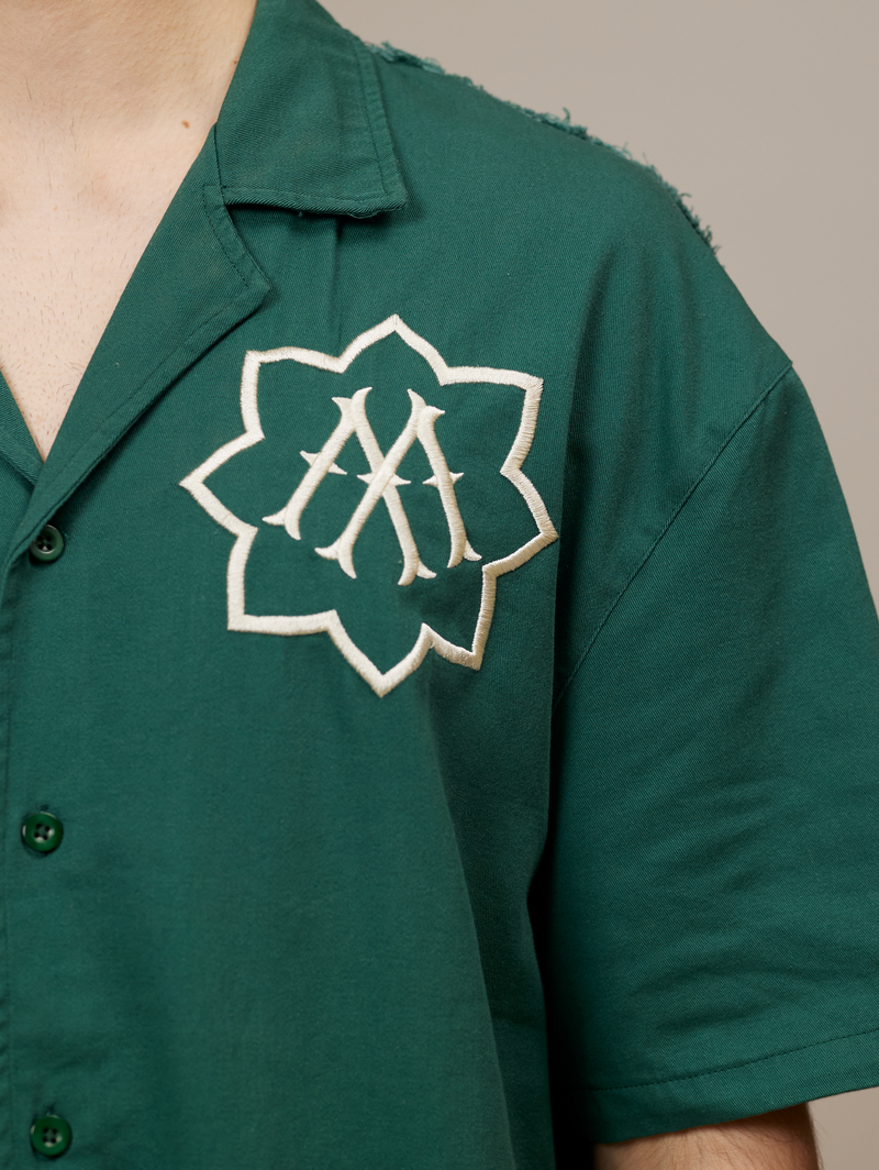 GREEN WORKER SHIRT "M"