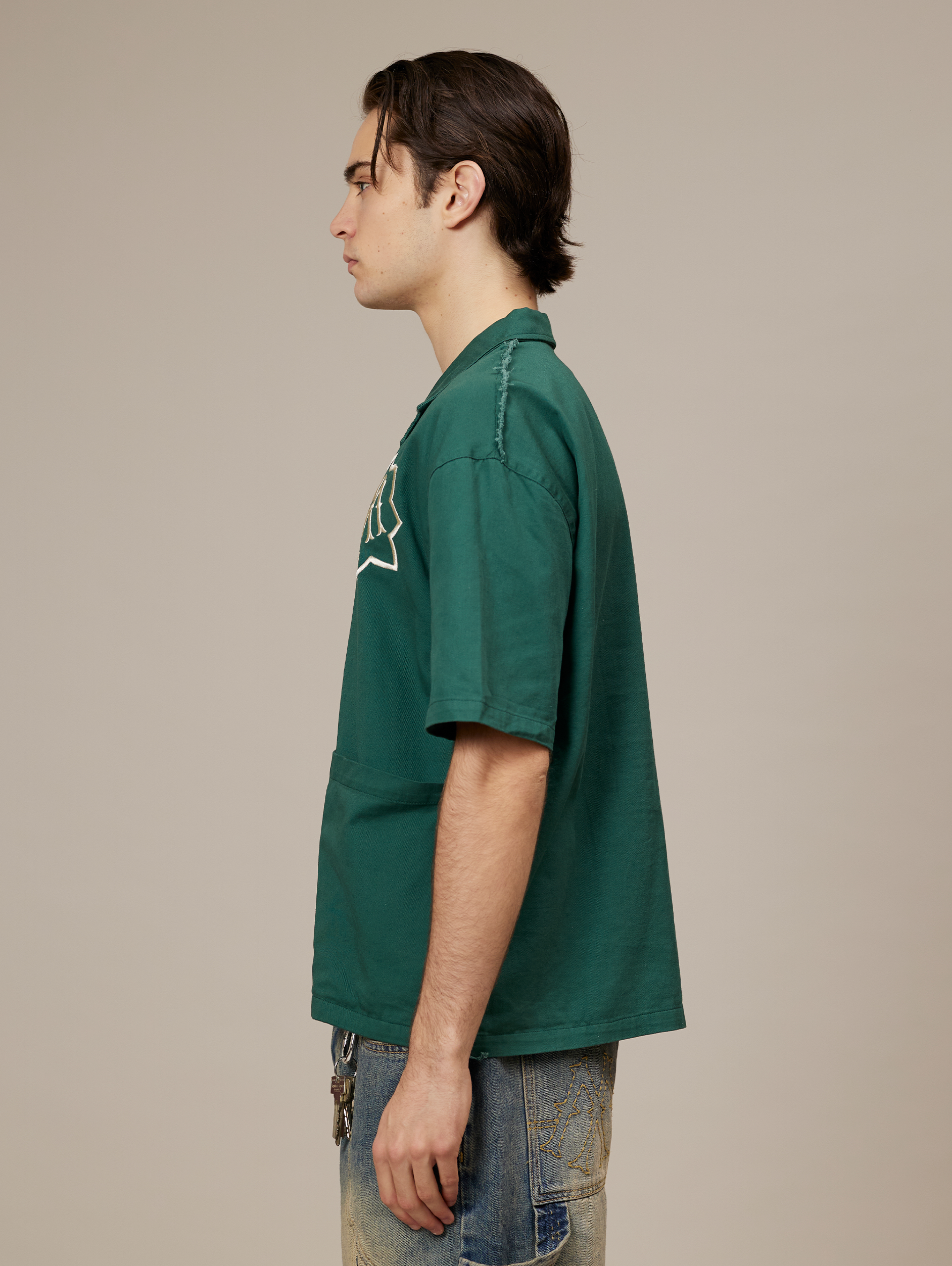 GREEN WORKER SHIRT 