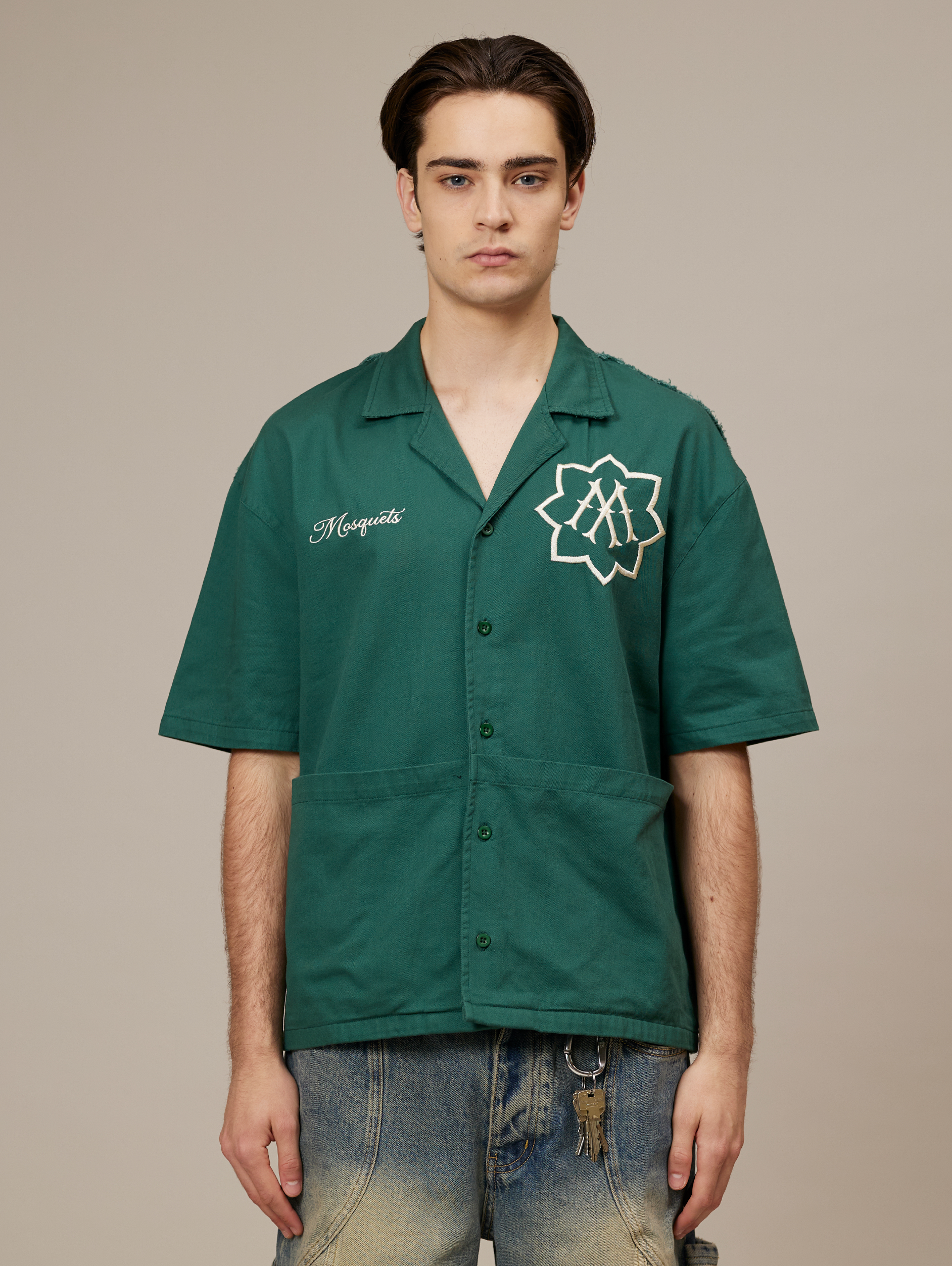 GREEN WORKER SHIRT 