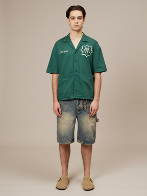 GREEN WORKER SHIRT "M"