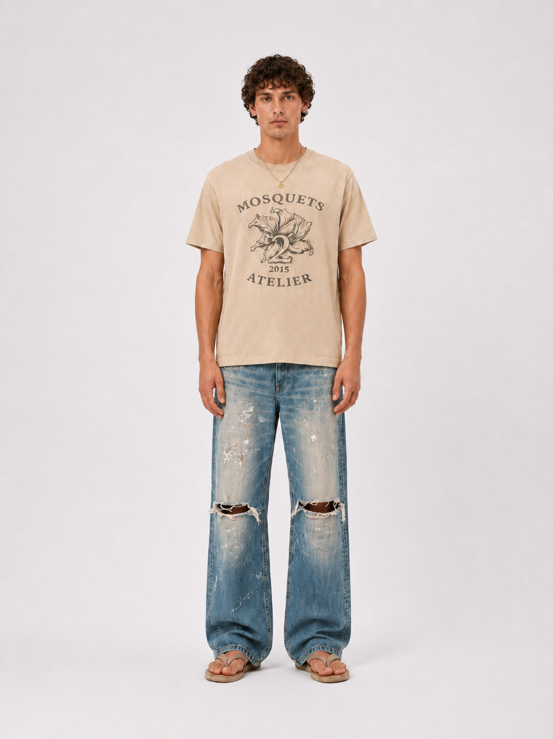 BEIGE T-SHIRT 