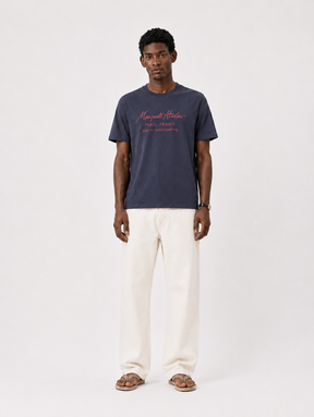 BLUE T-SHIRT "ATELIER" - Mosquets