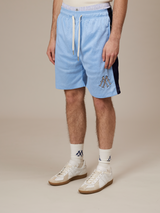 LIGHT BLUE MESH SHORTS STRIPE "BLUE"