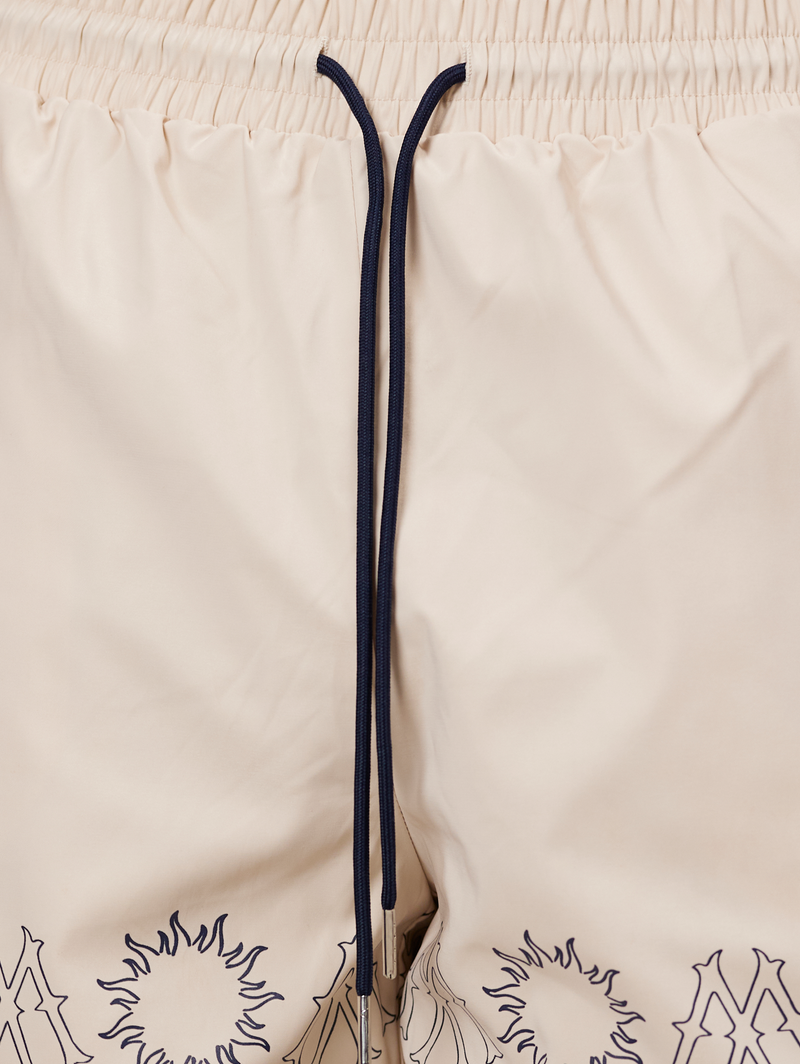 CREAM SWIM SHORTS "SUN"