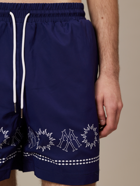 BLUE SWIM SHORTS "SUN"