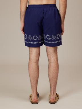 BLUE SWIM SHORTS "SUN"