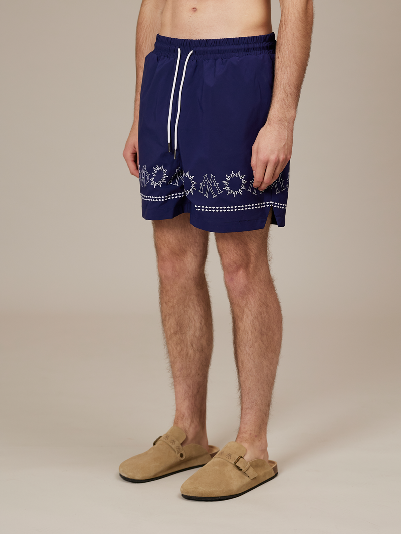 BLUE SWIM SHORTS "SUN"