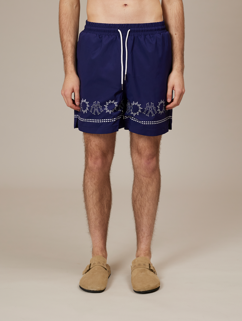 BLUE SWIM SHORTS "SUN"