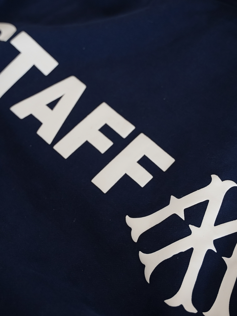 DARK BLUE HOODED "STAFF"