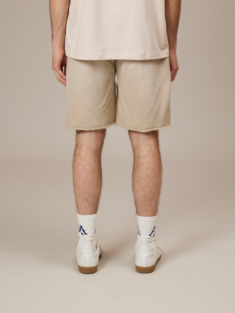 BEIGE SUNFADED EVERYDAYS SWEAT SHORTS