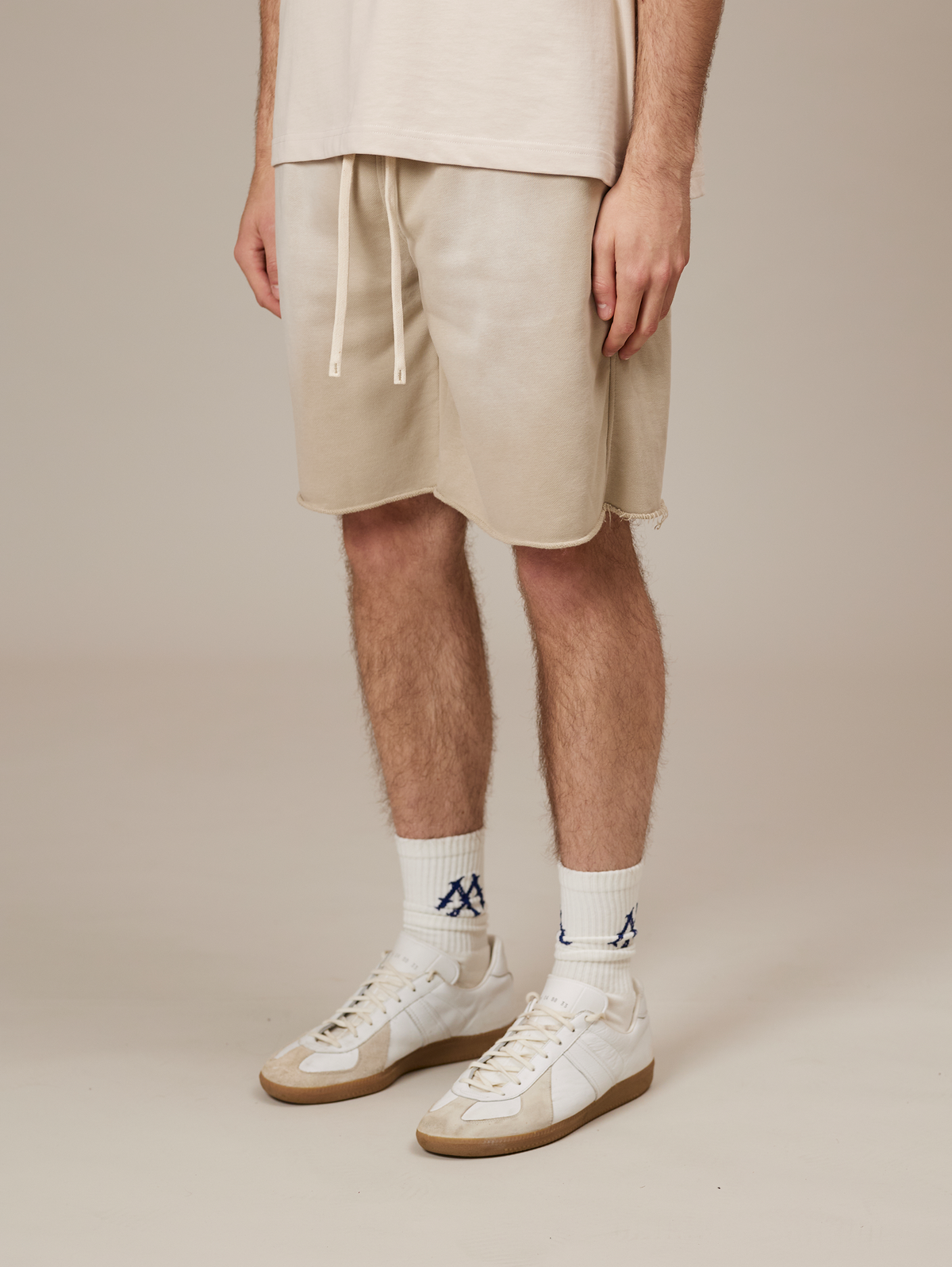 BEIGE SUNFADED EVERYDAYS SWEAT SHORTS