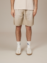 BEIGE SUNFADED EVERYDAYS SWEAT SHORTS