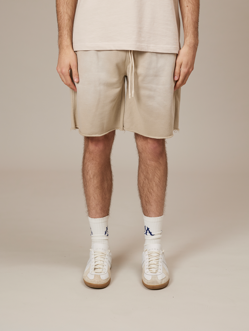 BEIGE SUNFADED EVERYDAYS SWEAT SHORTS