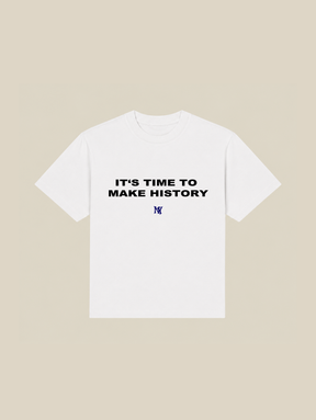 WHITE T-SHIRT "HISTORY" - Mosquets