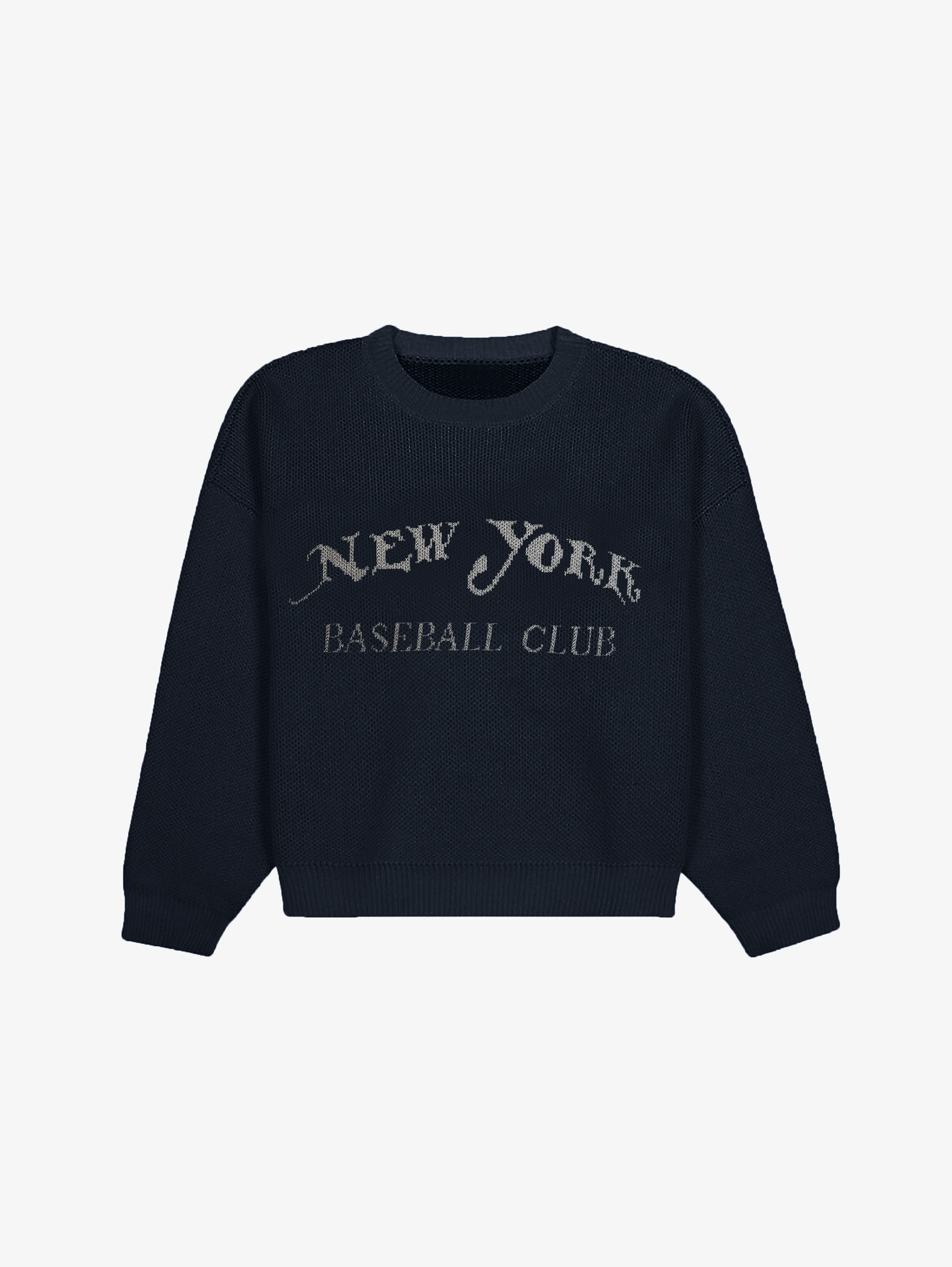 DARK BLUE KNIT SWEATER 