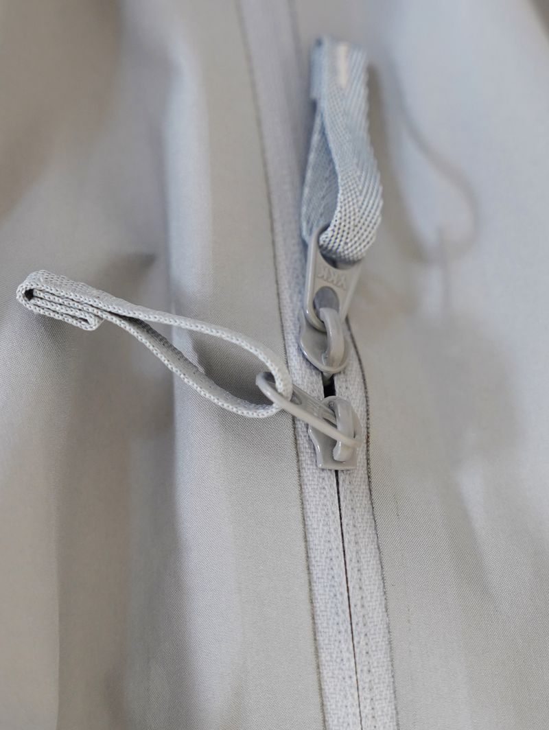 ALPHA RAIN JACKET "LIGHT GREY"