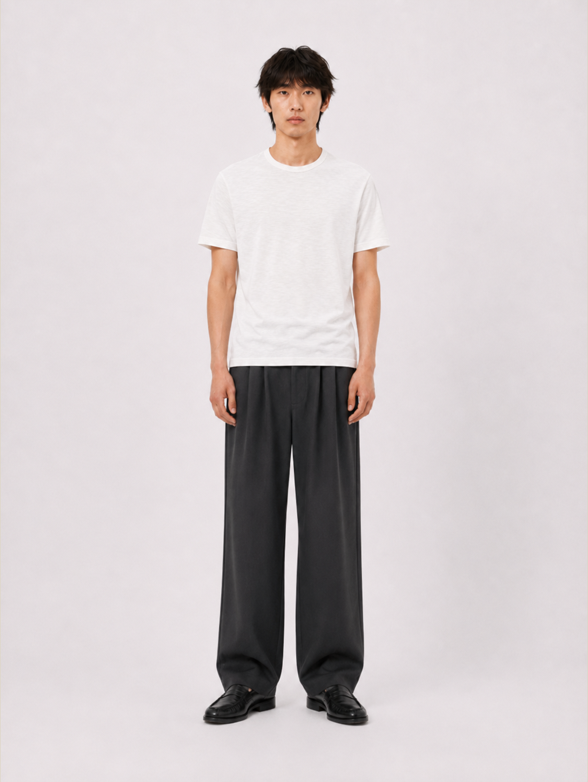 PLEATED TAILORED PANTS 