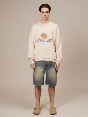 CREAM SWEATER "SUN"