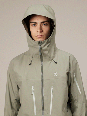 ALPHA RAIN JACKET "LIGHT OLIVE"