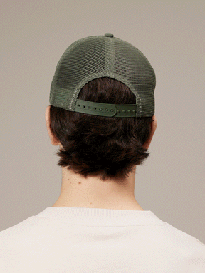 GREEN MESH CAP "SUN"